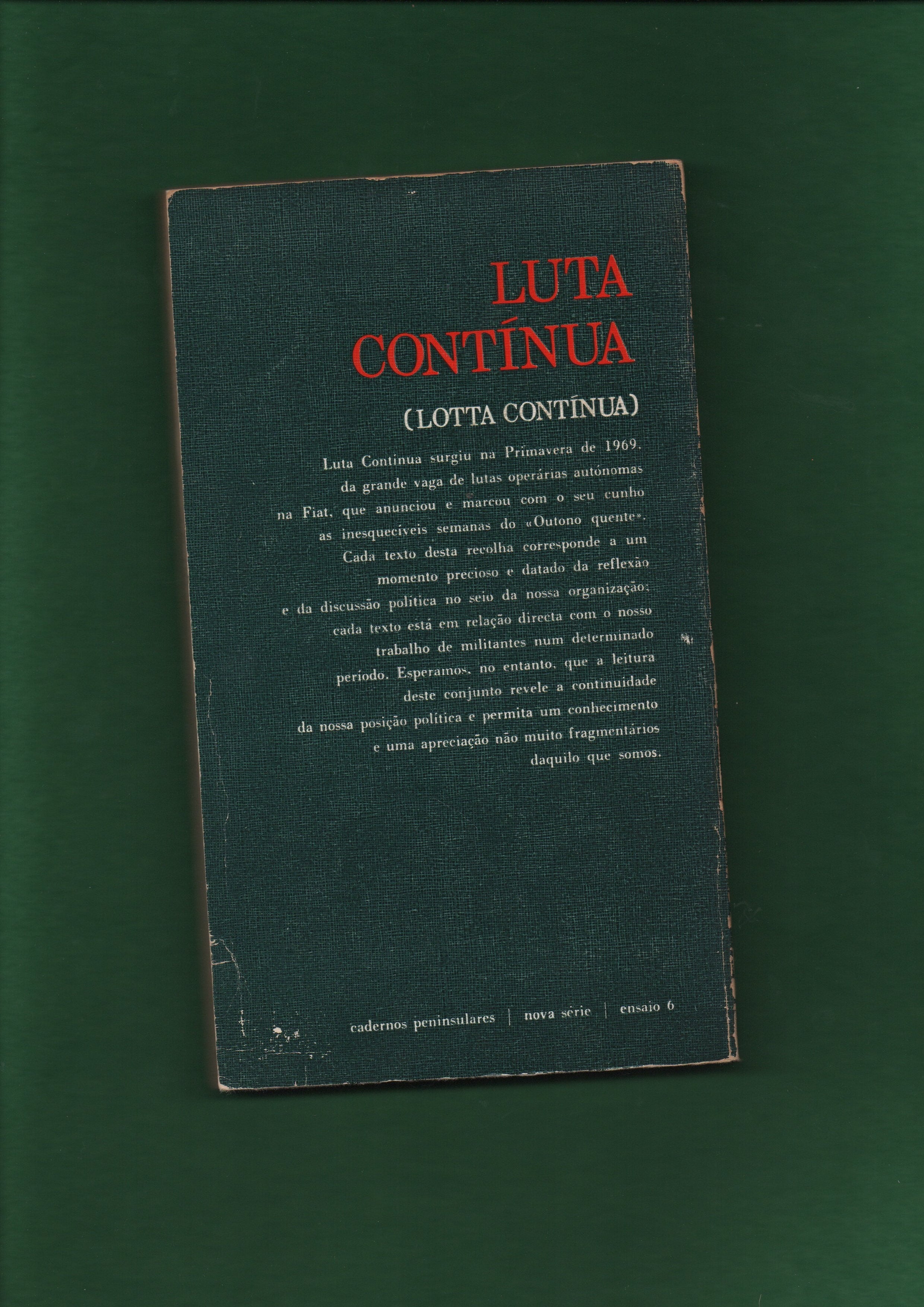 Book cover with text on a green background