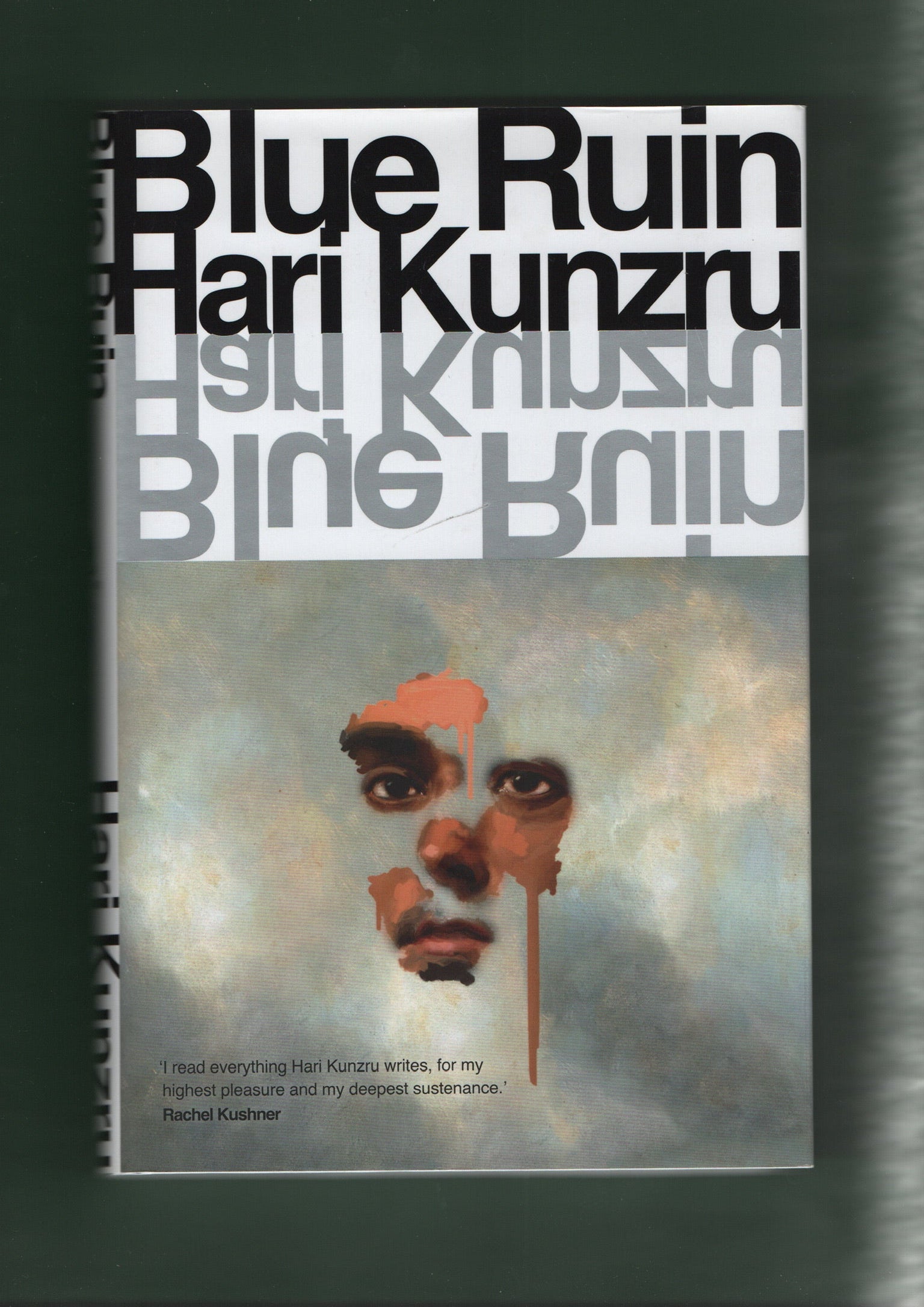 Book cover with abstract design and text on a dark background